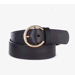 Black Leather Belt
